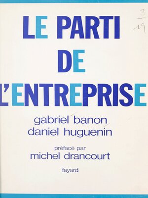 cover image of Le parti de l'entreprise